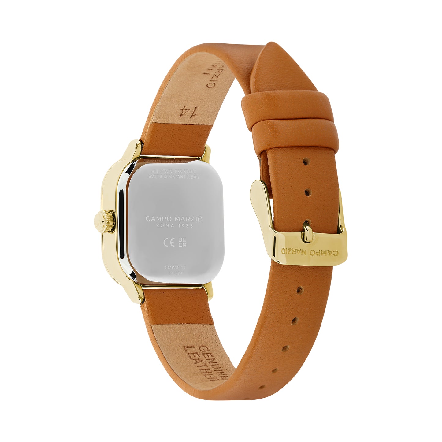 TURIN LEATHER STRAP WATCH - CMW0014