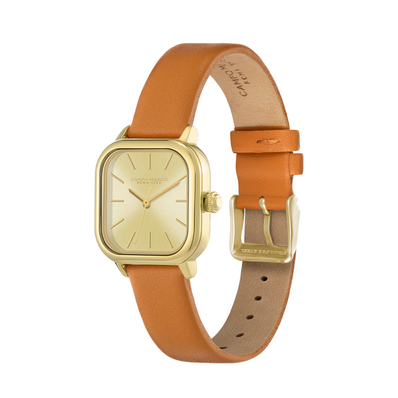 TURIN LEATHER STRAP WATCH - CMW0014