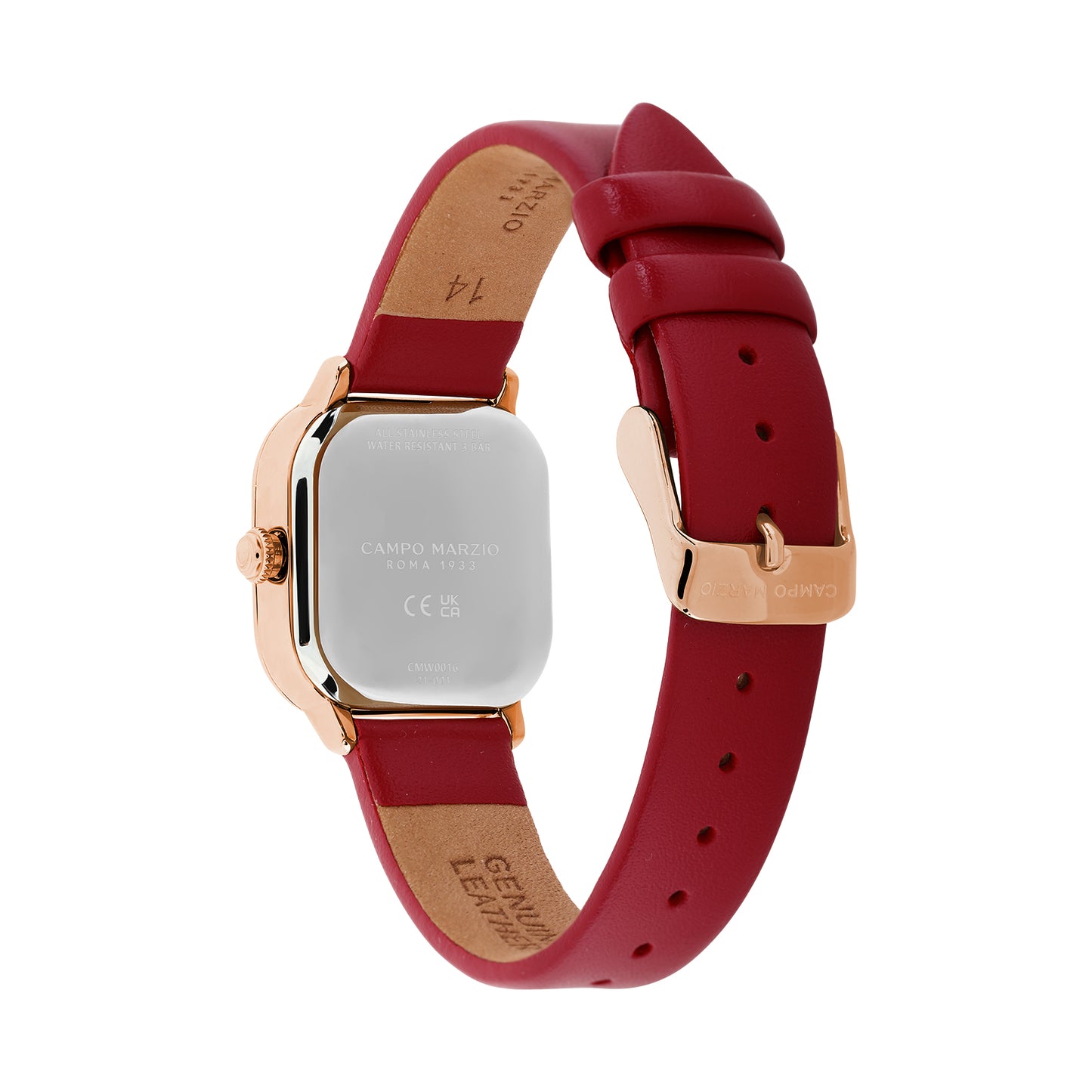 TURIN LEATHER STRAP WATCH - CMW0016