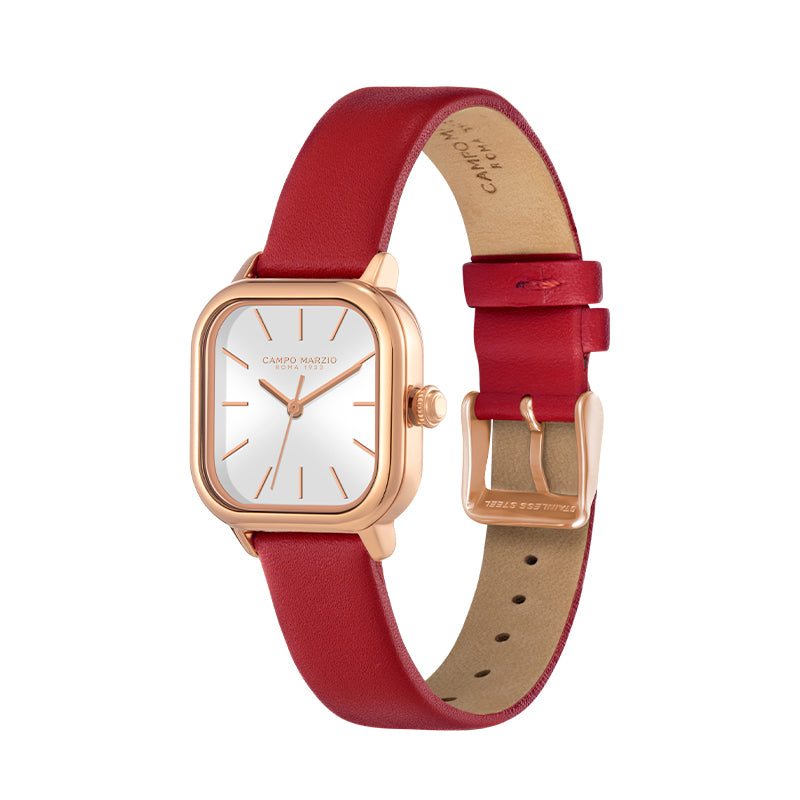 TURIN LEATHER STRAP WATCH - CMW0016