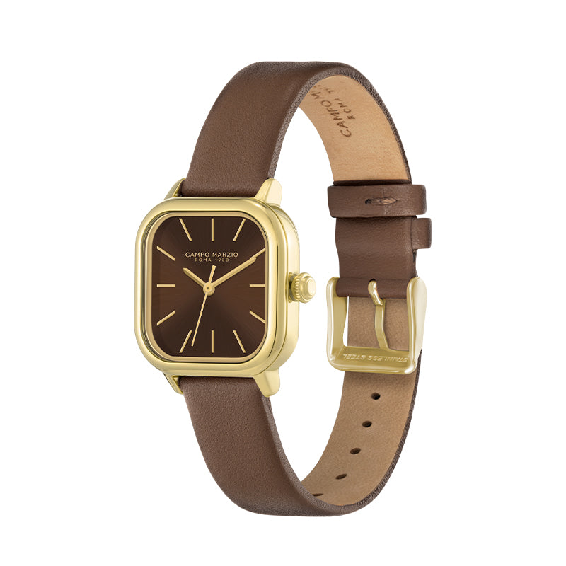 TURIN LEATHER STRAP WATCH - CMW0017
