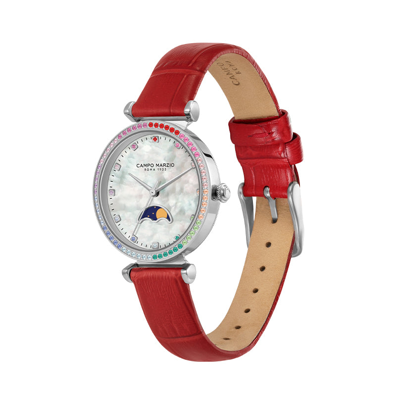 NAPLES LEATHER STRAP WATCH - CMW0033
