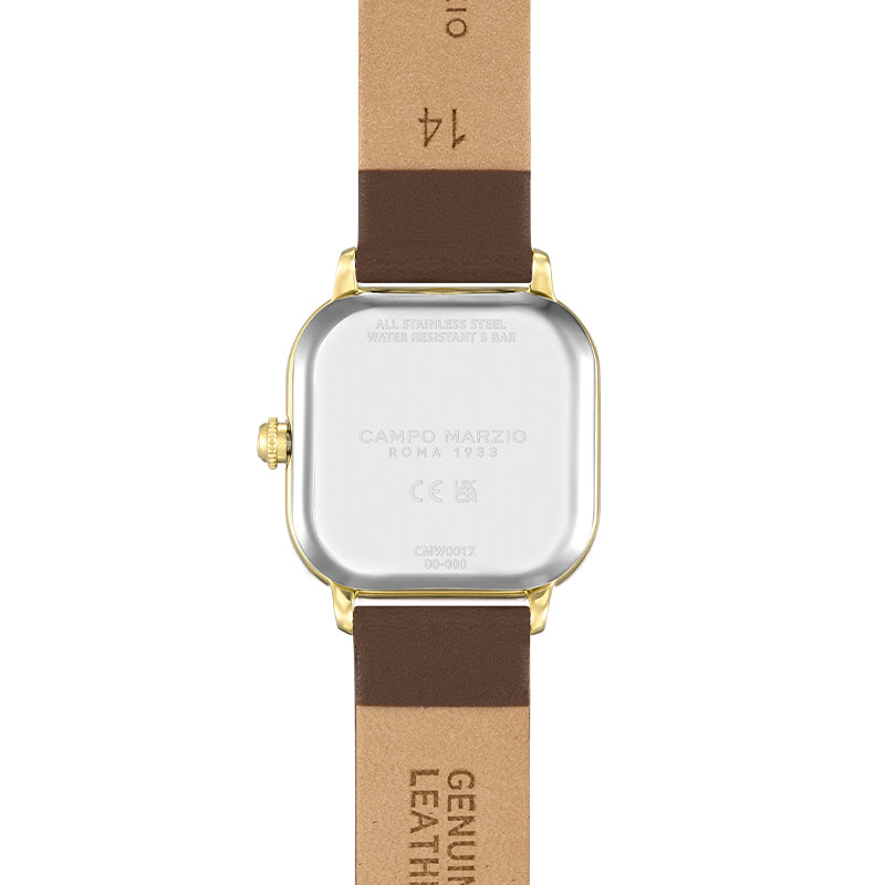 TURIN LEATHER STRAP WATCH - CMW0017