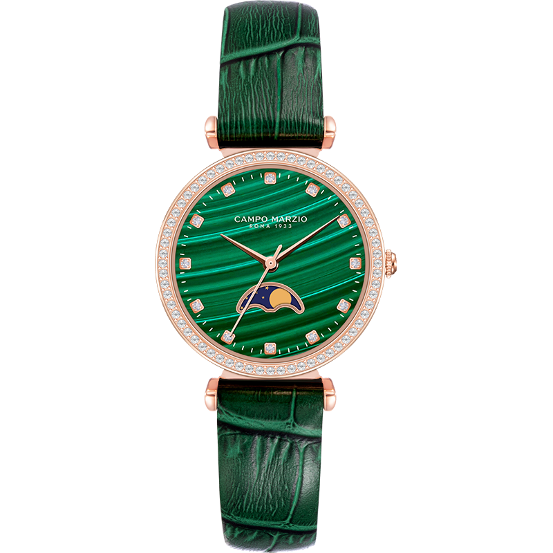 NAPLES LEATHER STRAP WATCH - CMW0031 display picture 3